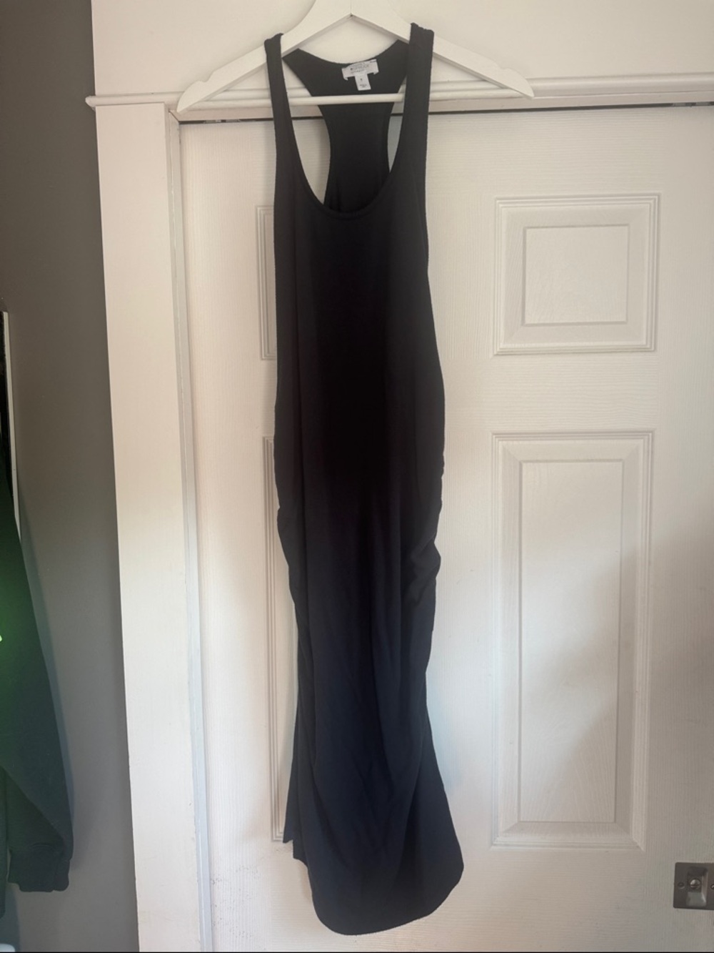 Market & Spruce Black Maternity Racerback Dress